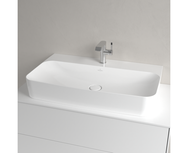 Vannas istabas izlietne Villeroy & Boch Finion 80x47cm, CeramicPlus apdare, Balta 41688CR1