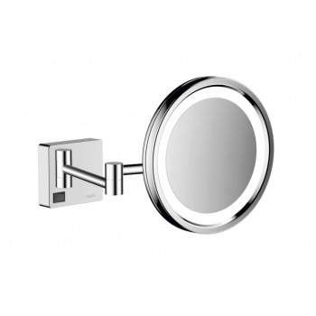Косметическое зеркало Hansgrohe AddStoris со LED подсветкой, хром 41790000