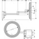 Kosmētikas spogulis Hansgrohe AddStoris ar LED apgaismojumu, Melns matēts Hroms 41790340 Kosmētikas spogulis Hansgrohe AddStoris ar LED apgaismojumu, Melns matēts Hroms 41790340