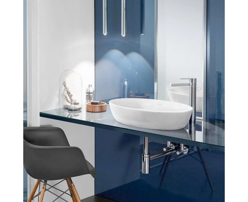 Vannas istabas izlietne Villeroy & Boch Artis 61x41cm, uz virsmas, Balta