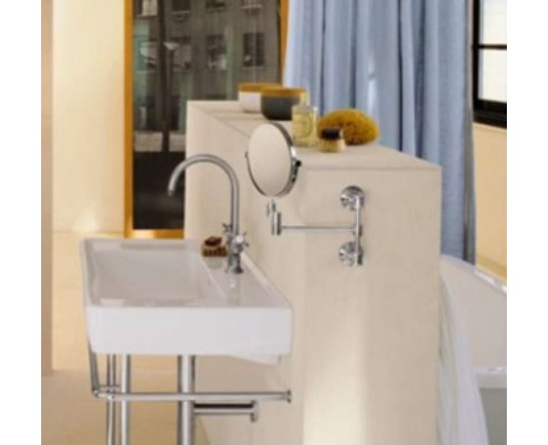 Косметическое зеркало Axor Montreux изогнутое, полированный никель 42090820