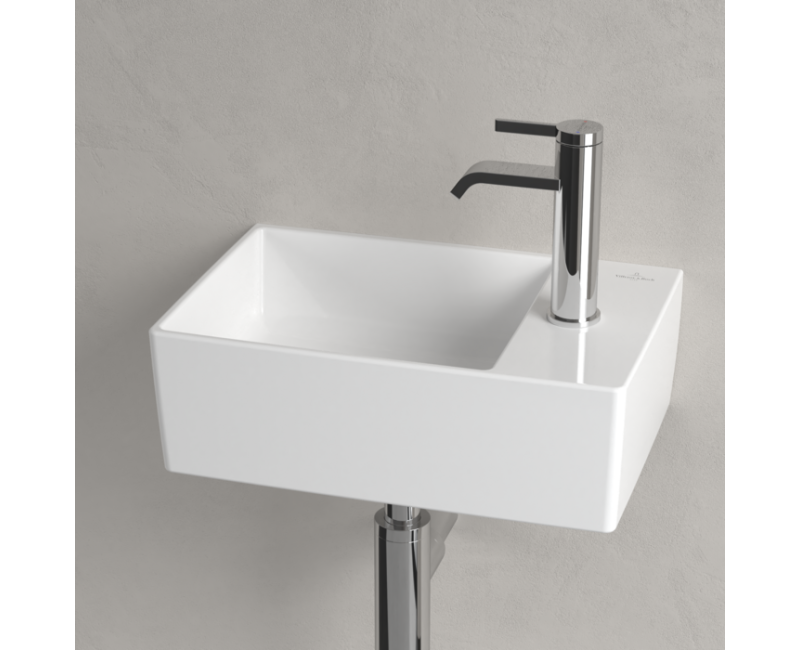 Vannas istabas izlietne Villeroy & Boch Memento 40x26cm, TitanCeram keramika, Balta 43234G01