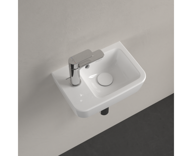 Раковина для ванной Villeroy & Boch O.novo Compact 36x25 см, левая сторона, белая 43423601