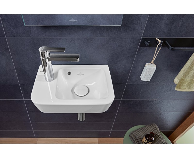 Раковина для ванной Villeroy & Boch O.novo Compact 36x25 см, левая сторона, белая 43423601