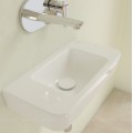 Раковина для ванной Villeroy & Boch O.novo Compact 50x25 см, покрытие AntiBac и CeramicPlus, белый 434253T2