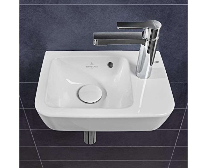 Vannas istabas izlietne Villeroy & Boch O.novo Compact 36x25cm, Labā puse, Balta 43433601