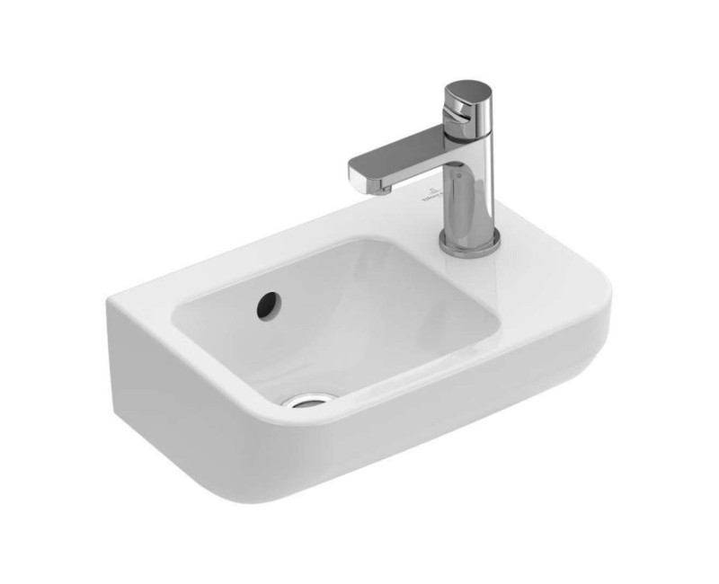 Vannas istabas izlietne Villeroy & Boch Architectura 36x26cm, ar CeramicPlus apdari, Labā puse, Balta 437336R1