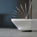 Подвесной унитаз Duravit DuraStyle WonderGliss Rimless с крышкой SoftClose, белый