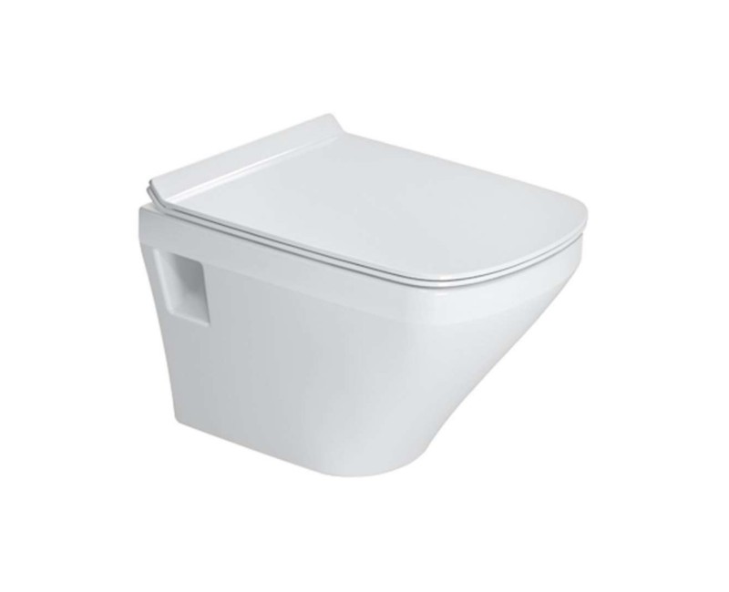 Подвесной унитаз Duravit DuraStyle Rimfree SoftClose с крышкой, белый