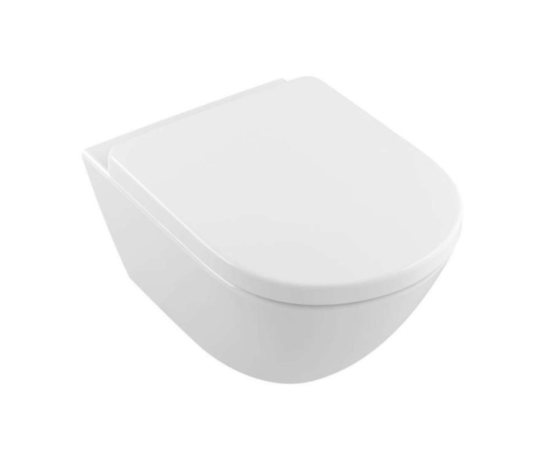 Piekaramais pods Villeroy & Boch Subway 2.0 DirectFlush, CeramicPlus, Rimless bez vāka balts 5606R0R1