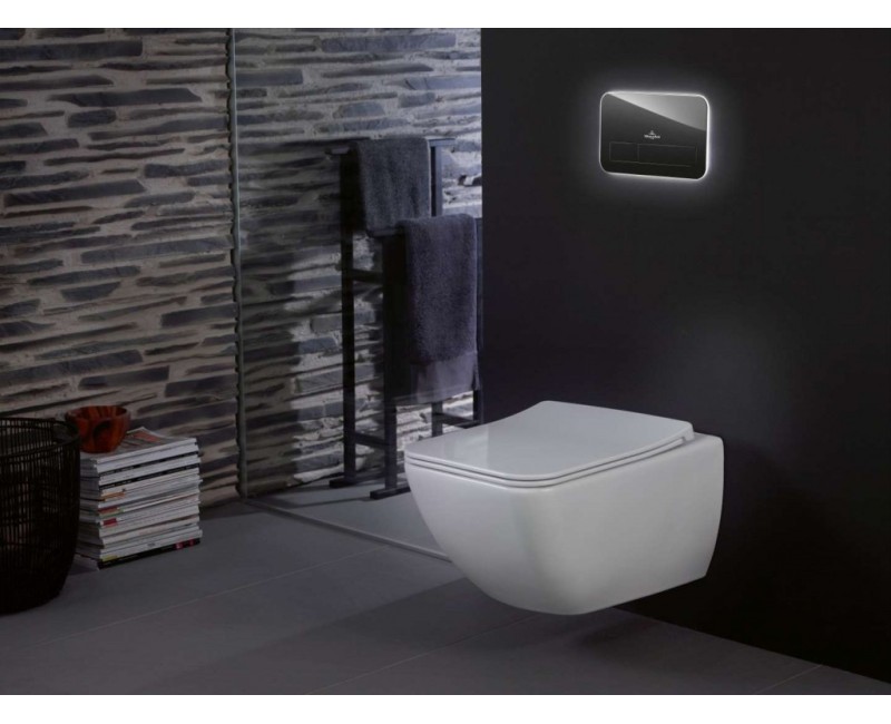Подвесной унитаз Villeroy & Boch Venticello CeramicPlus DirectFlush Rimfree, смыв AquaReduct, без крышки, белый 4611R0RW