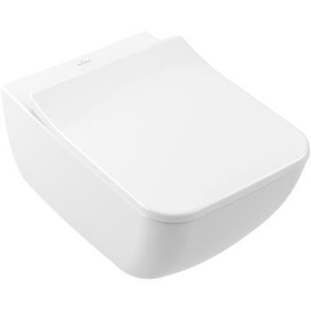 Подвесной унитаз Villeroy & Boch Venticello Rimless с крышкой 4611RSR1