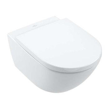 Piekaramais pods Villeroy & Boch  Subway 3.0  TwistFlush, AntiBac, CeramicPlus Rimless, balts 4670T0T2
