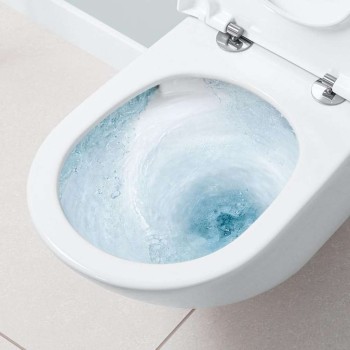 Piekaramais pods Villeroy & Boch  Subway 3.0  TwistFlush, AntiBac, CeramicPlus Rimless, balts 4670T0T2