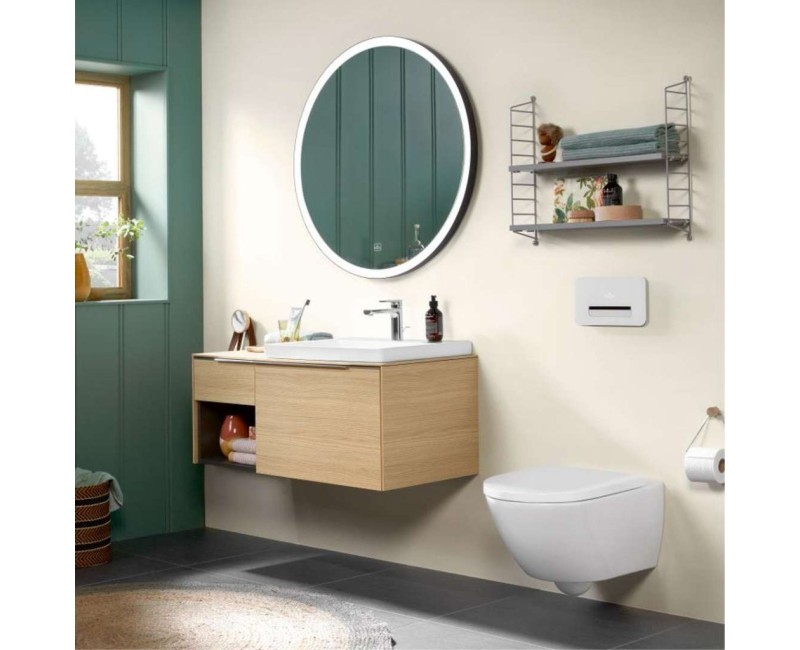 Piekaramais pods Villeroy & Boch  Subway 3.0  TwistFlush, AntiBac, CeramicPlus Rimless, (Bez vāka) balts 4670T0T2