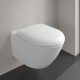 Piekaramais pods Villeroy & Boch Antao CeramicPlus Rimfree TwistFlush skalošana, Bez Vāka, Balts 4674T0R1
