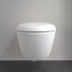 Piekaramais pods Villeroy & Boch Antao CeramicPlus Rimfree TwistFlush skalošana, Bez Vāka, Balts 4674T0R1