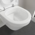 Piekaramais pods Villeroy & Boch Architectura CeramicPlus DirectFlush Rimfree Skalošana, vāks ar SoftClose, Balts 4687HRR1