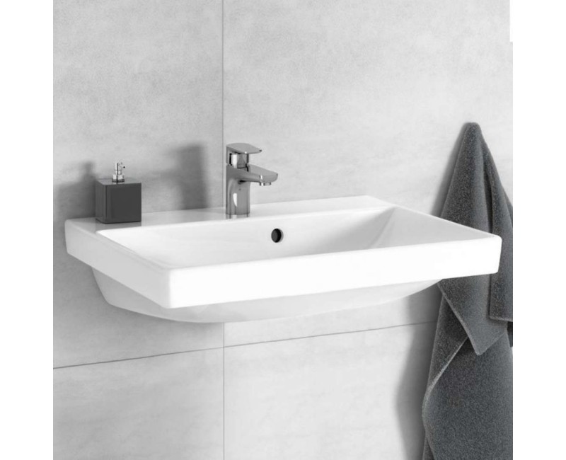 Раковина для ванной комнаты Villeroy & Boch Avento, раковина 55x37 см, с покрытием CeramicPlus, белая 4A0055R1