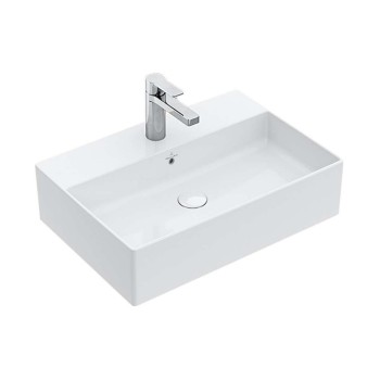 Раковина для ванной Villeroy & Boch Memento 2.0 CeramicPlus на поверхности, Белый