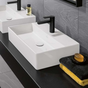 Раковина для ванной Villeroy & Boch Memento 2.0 CeramicPlus на поверхности, Белый