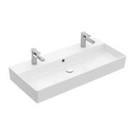 Vannas istabas izlietne Villeroy & Boch Memento 2.0 dubultā izlietne 120x47 cm, TitanCeram keramika, Balta 4A22C401