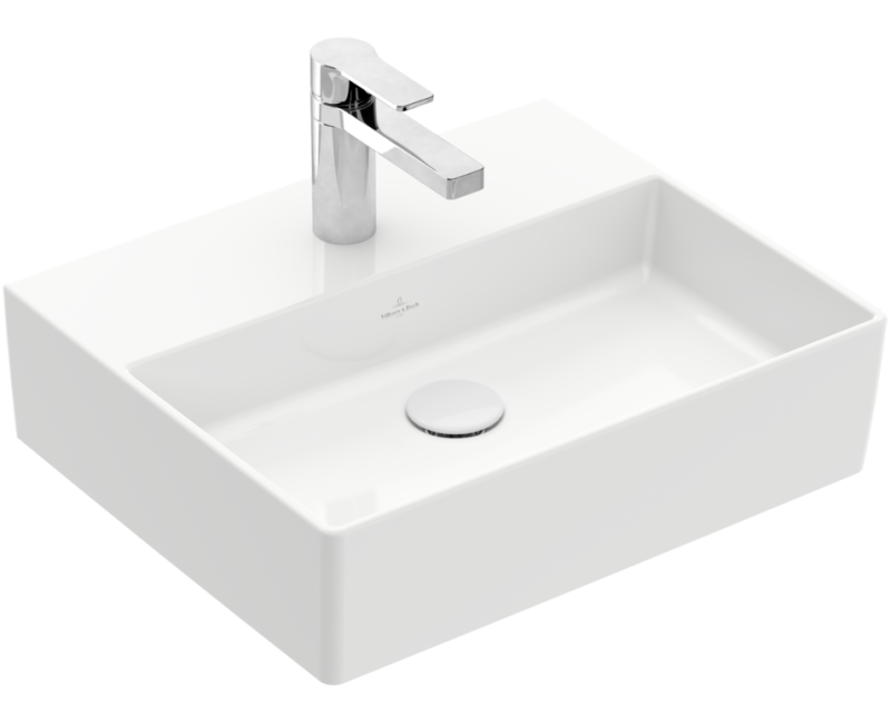 Vannas istabas izlietne Villeroy & Boch Memento 2.0, 50x42cm, TitanCeram keramika ar CeramicPlus apdari, Balta 4A225LR1