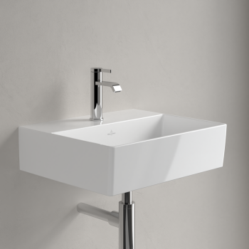 Vannas istabas izlietne Villeroy & Boch Memento 2.0, 50x42cm, TitanCeram keramika ar CeramicPlus apdari, Balta 4A225LR1