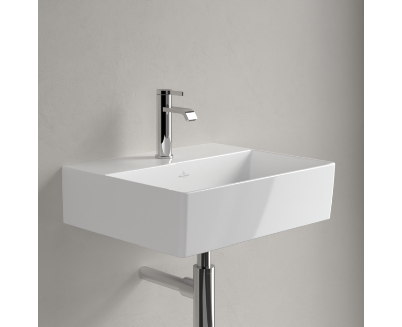 Vannas istabas izlietne Villeroy & Boch Memento 2.0, 50x42cm, TitanCeram keramika ar CeramicPlus apdari, Balta 4A225LR1