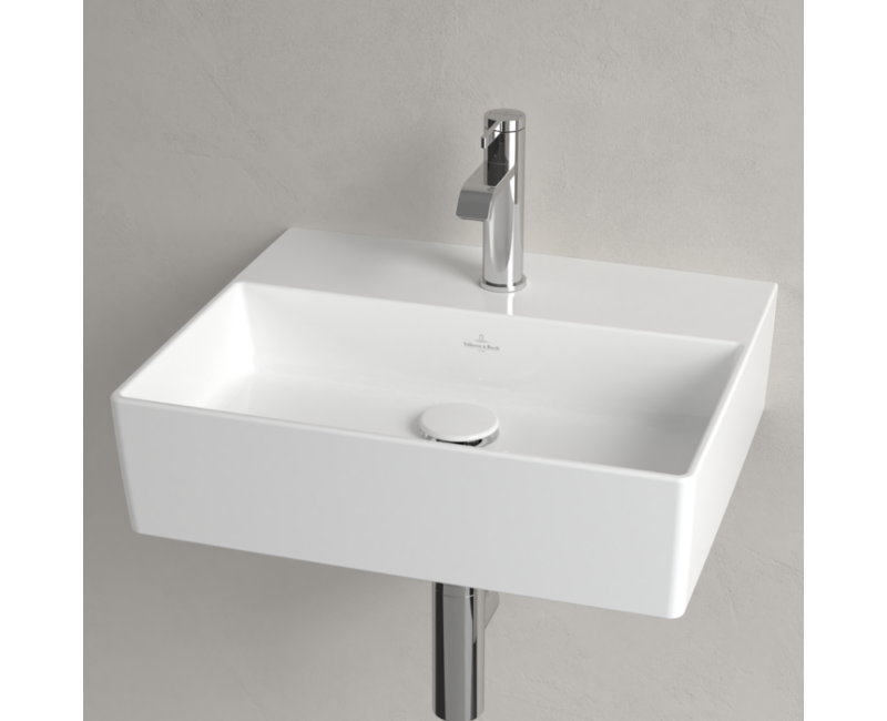 Vannas istabas izlietne Villeroy & Boch Memento 2.0, 50x42cm, TitanCeram keramika ar CeramicPlus apdari, Balta 4A225LR1