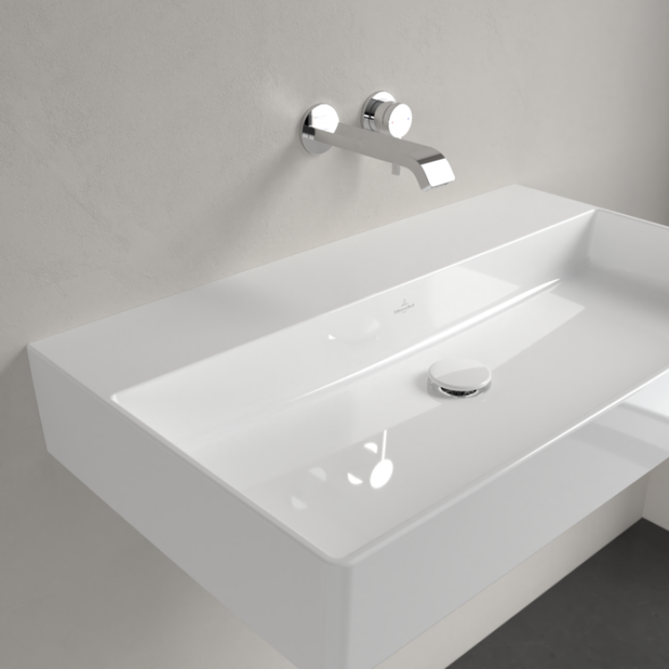 Vannas istabas izlietne Villeroy & Boch Memento 2.0, 80x47cm, TitanCeram keramika ar CeramicPlus apdari, Balta 4A228FR1 Vannas istabas izlietne Villeroy & Boch Memento 2.0, 80x47cm, TitanCeram keramika ar CeramicPlus apdari, Balta 4A228FR1