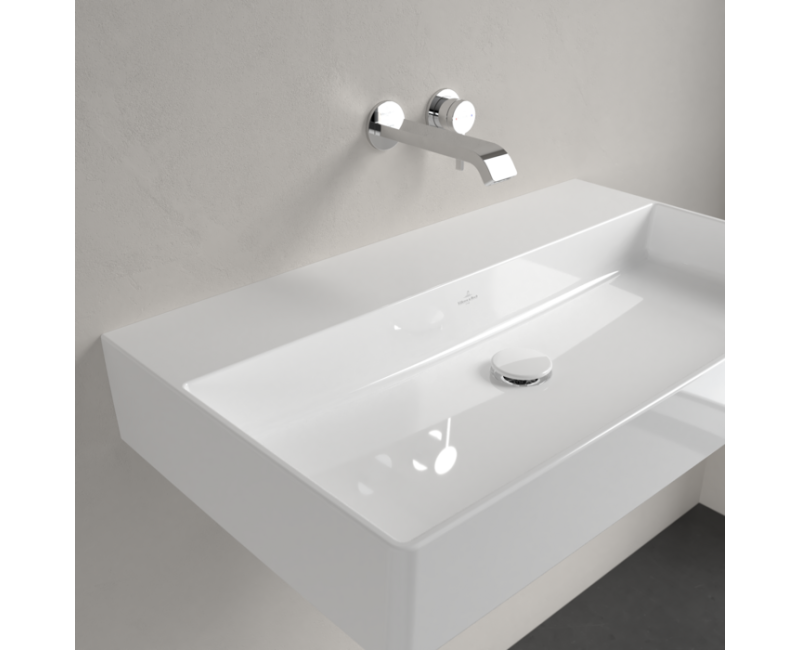 Vannas istabas izlietne Villeroy & Boch Memento 2.0, 80x47cm, TitanCeram keramika ar CeramicPlus apdari, Balta 4A228FR1