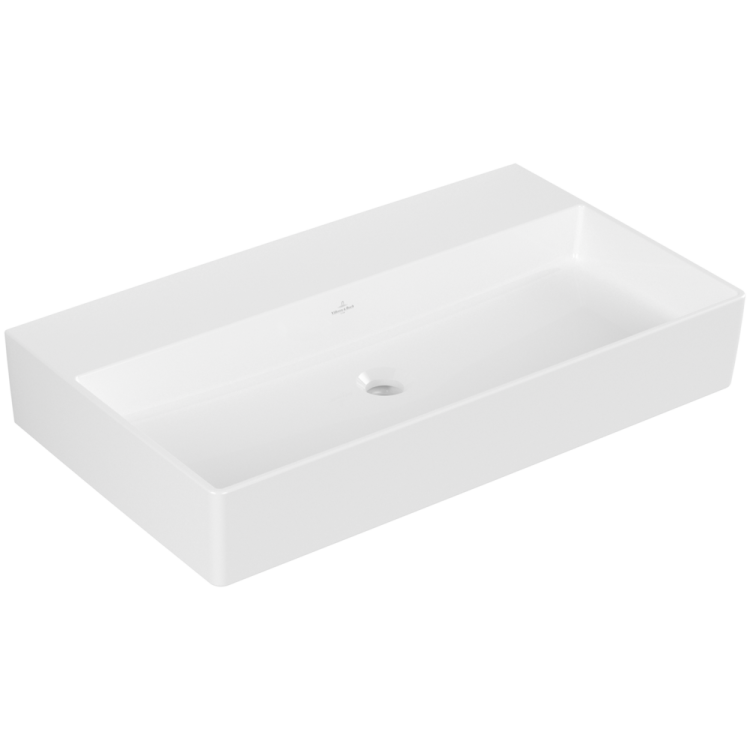 Vannas istabas izlietne Villeroy & Boch Memento 2.0, 80x47cm, TitanCeram keramika ar CeramicPlus apdari, Balta 4A228FR1 Vannas istabas izlietne Villeroy & Boch Memento 2.0, 80x47cm, TitanCeram keramika ar CeramicPlus apdari, Balta 4A228FR1