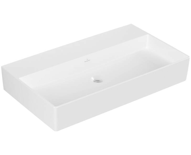 Vannas istabas izlietne Villeroy & Boch Memento 2.0, 80x47cm, TitanCeram keramika ar CeramicPlus apdari, Balta 4A228FR1