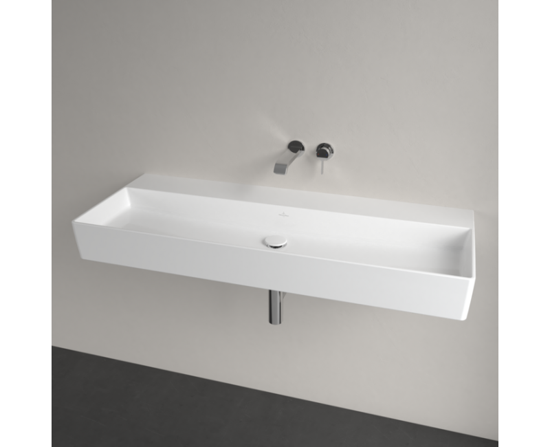 Vannas istabas izlietne Villeroy & Boch Memento 2.0. 120x47cm,TitanCeram keramika ar CeramicPlus apdari, Balta 4A22CFR1