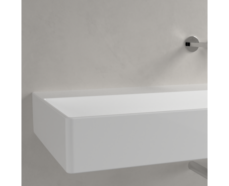 Vannas istabas izlietne Villeroy & Boch Memento 2.0. 120x47cm,TitanCeram keramika ar CeramicPlus apdari, Balta 4A22CFR1