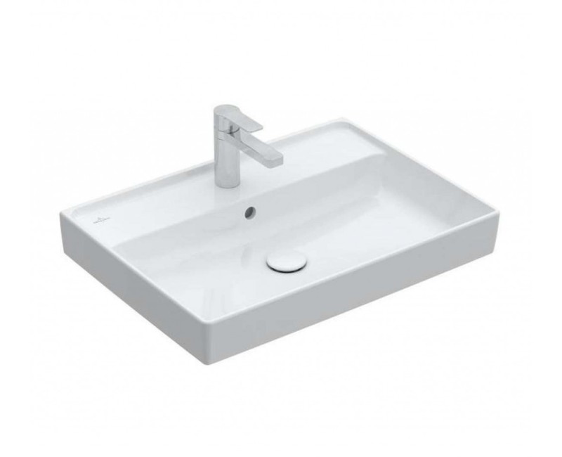 Vannas istabas izlietne Villeroy & Boch Collaro 60x47cm TitanCeram keramika, Balta 4A336001