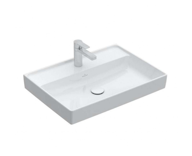 Vannas istabas izlietne Villeroy & Boch Collaro 60x47cm TitanCeram keramika, Balta 4A336601