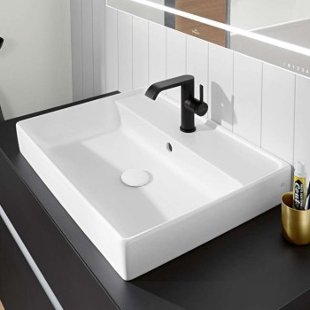 Vannas istabas izlietne Villeroy & Boch Collaro CeramicPlus 60x47cm, Balta