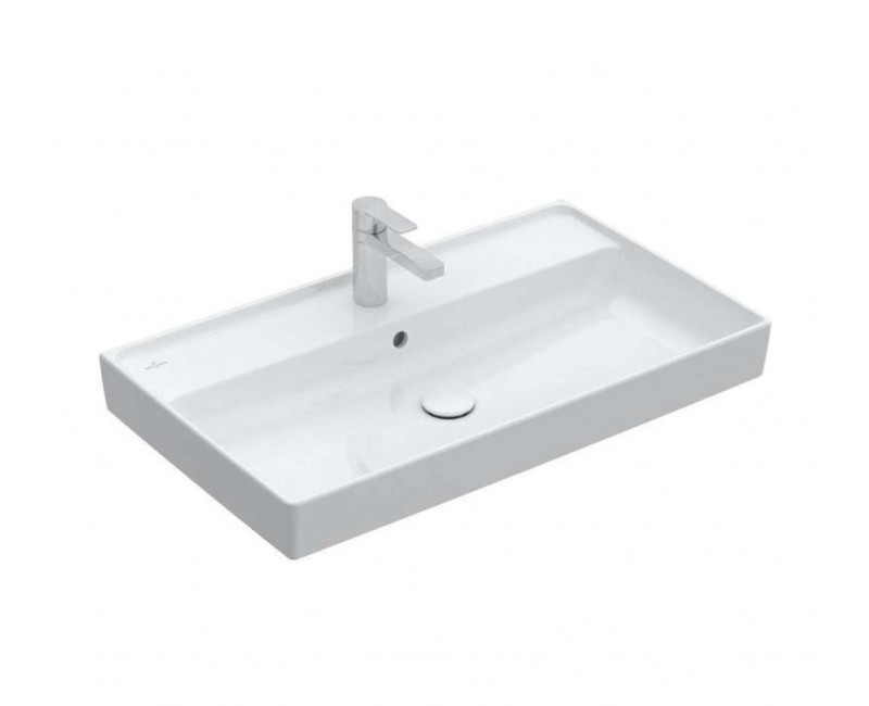 Vannas istabas izlietne Villeroy & Boch Collaro 80x47cm TitanCeram keramika, Balta 4A338101