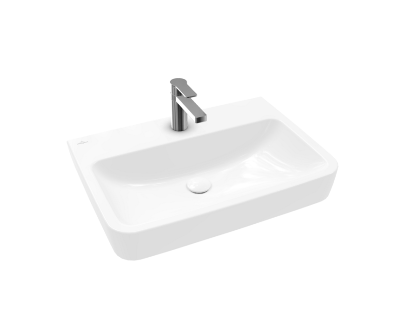 Раковина для ванной Villeroy & Boch O.novo 65x46 см, накладная, белая 4A41KL01