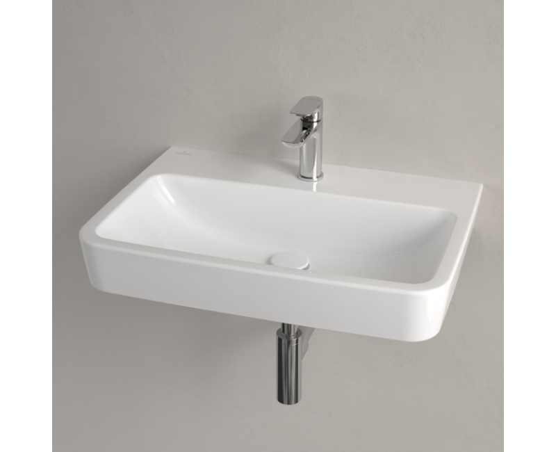 Раковина для ванной Villeroy & Boch O.novo 65x46 см, накладная, белая 4A41KL01