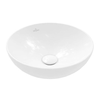 Раковина для ванной Villeroy & Boch Loop&Friends D42см, накладная, белая