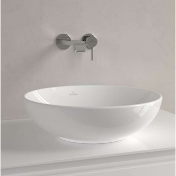 Раковина для ванной Villeroy & Boch Loop&Friends D42см, накладная, белая