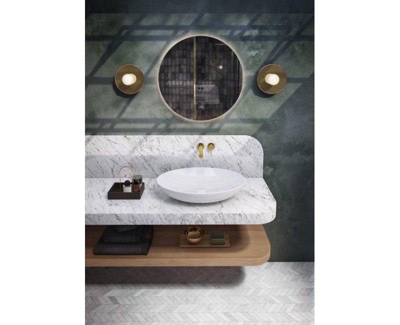 Vannas istabas izlietne Villeroy & Boch Loop&Friends 62x42cm TitanCeram keramika, Uz Virsmas, Akmens Balta 4A480001