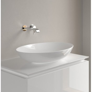 Vannas istabas izlietne Villeroy & Boch Loop&Friends 62x42cm uz virsmas, Balta