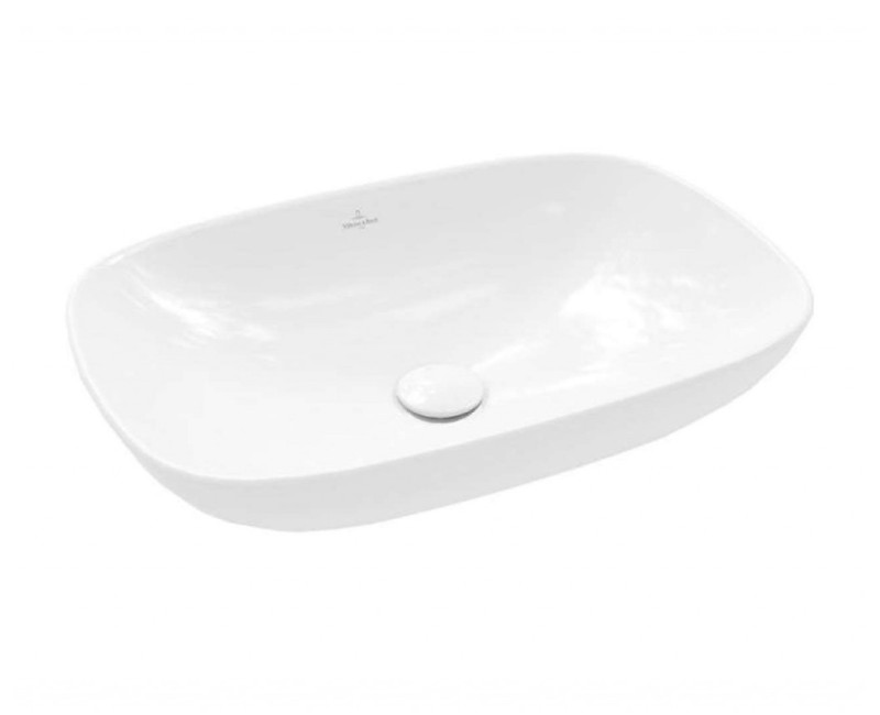 Vannas istabas izlietne Villeroy & Boch Loop&Friends, 56x38cm TitanCeram CeramicPlus keramika, Balta 4A4900R1