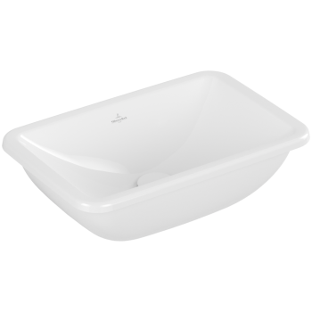 Vannas istabas izlietne Villeroy & Boch Loop&Friends 54x34cm TitanCeram keramika ar CeramicPlus apdari, Iebūvējama, Balta 4A5701R1