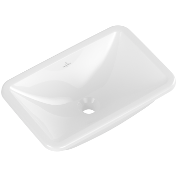 Vannas istabas izlietne Villeroy & Boch Loop&Friends 45x28cm TitanCeram keramika, Iebūvējama, Balta 4A560101