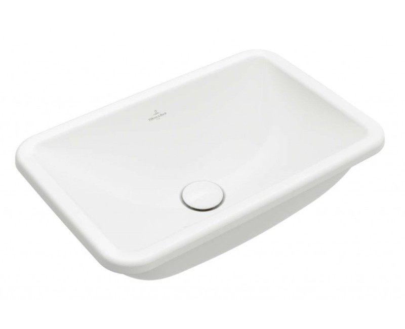 Раковина для ванной Villeroy & Boch Loop&Friends 68x45 см, керамика TitanCeram с покрытием CeramicPlus, встраиваемая, белая 4A6600R1